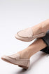 Genuine Leather Skin Color Loafer